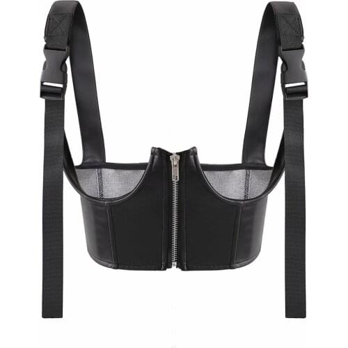 Black PU Corset