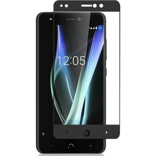 For BQ Aquaris X Pro Premium Full Cover Silk Screen Tempered Glass Film Mobile Phone Protector For BQ Aquaris X 5.2inch Guard