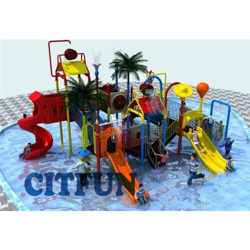 Euro standard Children manufacture outdoor slide /kids water park playground OP19-175A