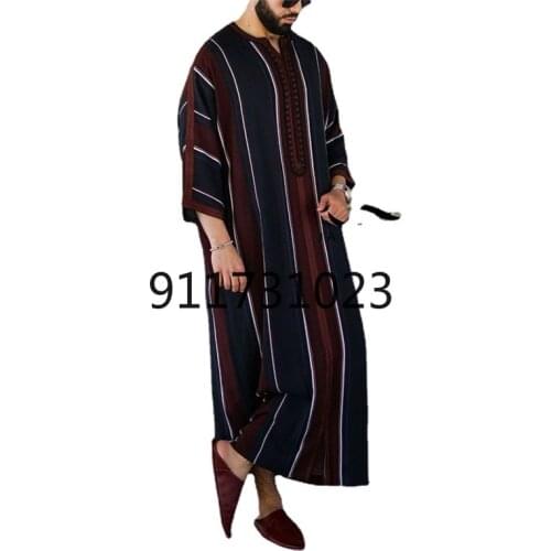 Jubba Thobe Pakistan FOR Muslim Men Abaya Saudi Arabia Djellaba Homme Islam Clothing BIG Robe