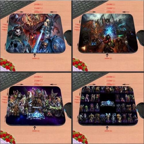 Mairuige Top Selling Heroes Of The Storm Hot Poster Custom High Quality Cloth Rubber Desktop Laptop Comfortable Gaming Mouse pad