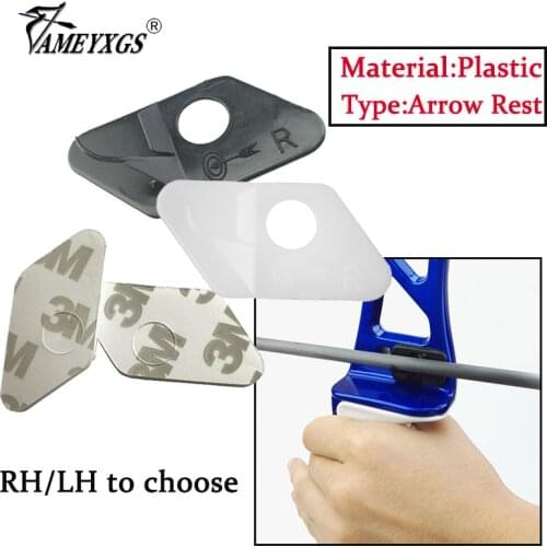 12/24set Archery Arrow Rest Recurve Bow Shooting Plastic Adhesive Arrow Rest Right/Left Hand Bow And Arrow Hunting Accessories