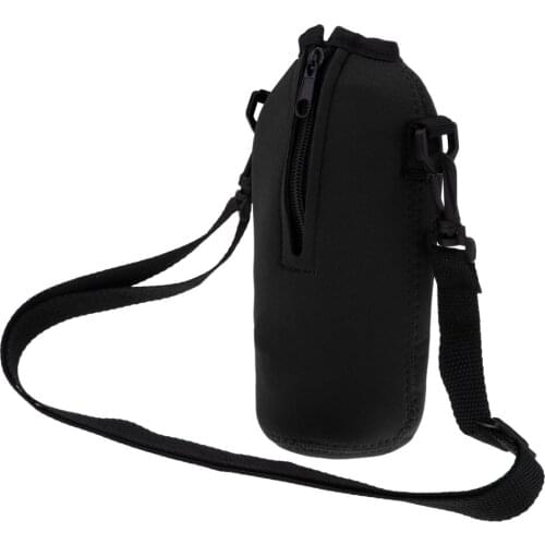 Neoprene 750ml Water Bottle Holder Carrier Bag Pouch with Adjustable Straps