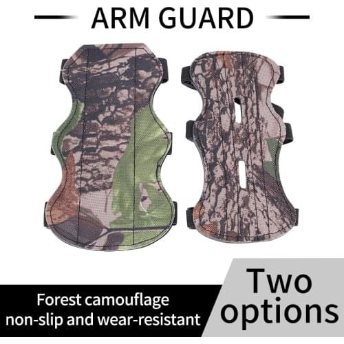 New Archery Bow 3-Strap Camo Arm Guard Hunting Target Shooting Protection Forearm