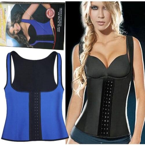 Sculpting clothes Plus size women Sport vest waist cincher trainer workout sauna suit waist training corset shaper body