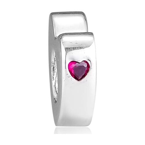 Charms 925 Silver Original Fit Pandora Bracelets Sterling Silver Two Hearts Spacer Charm Beads for Women diy Jewelry Making