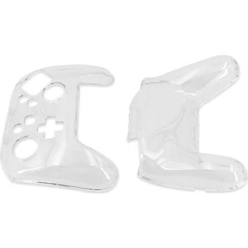 Transparent Clear Gamepad Hard Case Protective Cover Shell Skin for Nintendo Switch Pro NS Controller Crystal Full Protector