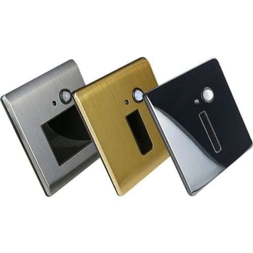 Luxurious Smart Stairway Wall Light LED Embedded Stair Lamp 1.5W Indoor Decoration Steps Ladder Corridor Kitchen Aluminum