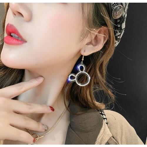 Cute MOUSE earrings Silvery Needle Womens Animal Earrings Fashion Exquisite Style Cool Ear Pendant Wholesale Accessories