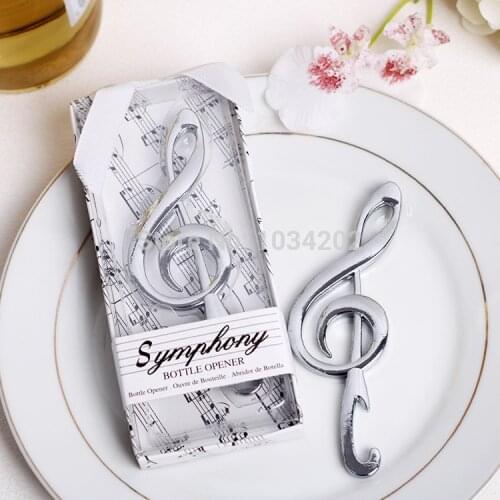 Wedding Shower Party Favors Treble Clef Music Note Bottle Opener 300pcs Wholesale