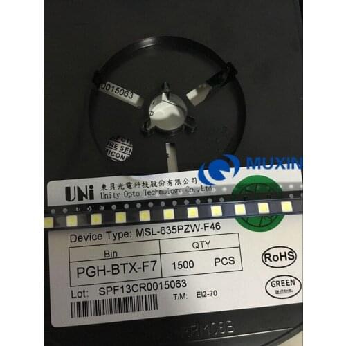 5000PCS UNI LED Backlight High Power LED 1W 3537 3535 90LM 3v Cool white LCD Backlight for TV TV Application