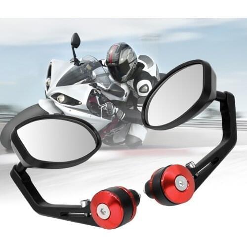 For Yamaha TMAX 530 XP 530 500 TX125 Adventure YZ80 Universal Motorcycle Aluminum Rear View Handle Bar End Side Rearview Mirrors