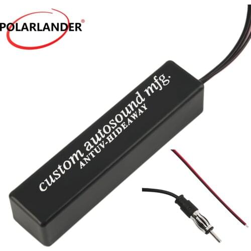 Signal Booster Amp Amplifier for Marine Vehicle Boat RV 12V Signal Antenna Enhance Device Universal Auto Car Radio FM Antenna