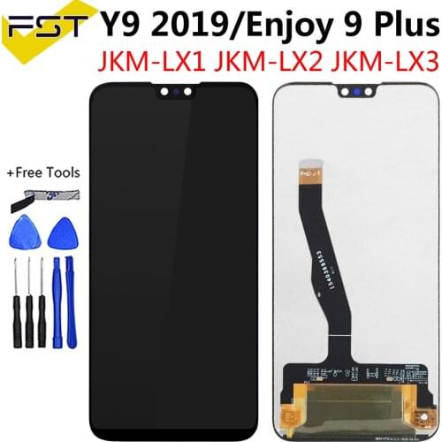 LCD DIsplay+Touch Screen Digitizer Assembly For Huawei Y9 2019 LCD with Touch huawei enjoy 9 plus JKM-LX1 JKM-LX2 JKM-LX3 LCD