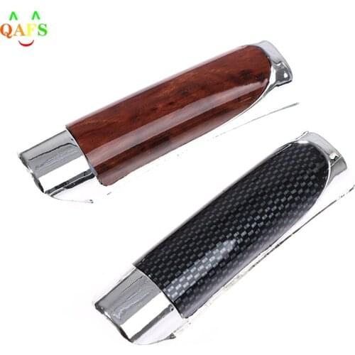 1PC Universal Fashion Car Decoration ABS Anti-slip Handbrake Covers Auto Gear Shift Collars