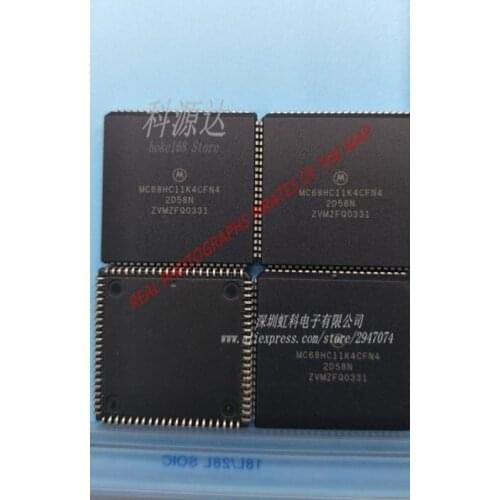 2pcs/lot MC68HC11 MC68HC11K4CFN4 PLCC84 In Stock