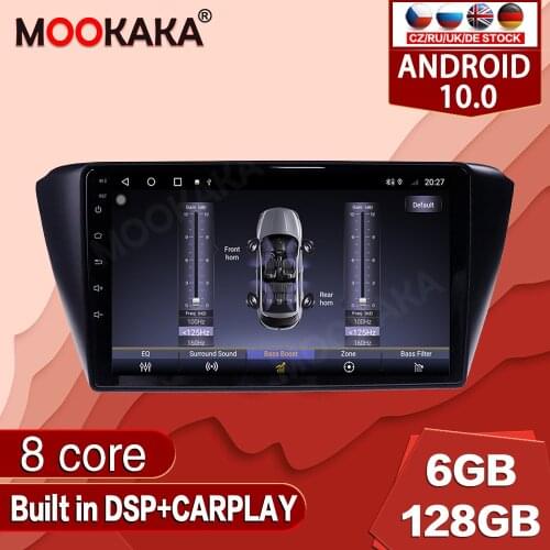 Android 10.0 128G For Skoda Fabia 2015-2019 Car Multimedia Player Radio GPS Navigation Auto Stereo Recorder Unit Audio