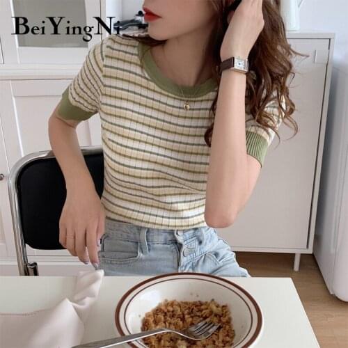 Женские футболки с коротким рукавом BEIYINGNI China At AliExpress