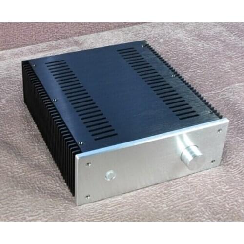 BZ2409C New heat-dissipating all-aluminum power amplifier chassis Class A amplifier housing Preamplifier Case Box