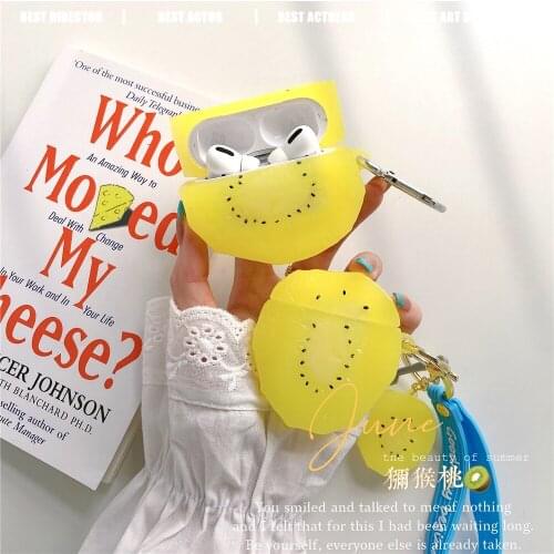 Realistic Kiwi Fruit Apple AirPods 1 / 2 / 3 Pro Case Cover iPhone Earbuds Accessories Airpod Case Air Pods Case