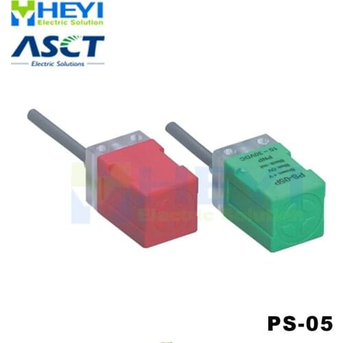 Proximity sensor switch PS-05 2-wire 3-wire NO or NC inductive sn 5mm plastic square proximity switch