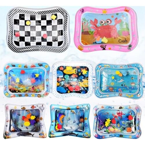 Baby Water Mat Inflatable Cushion Infant Toddler Water Play Mat for Children Early Education Developing Baby Toy Summer Toys