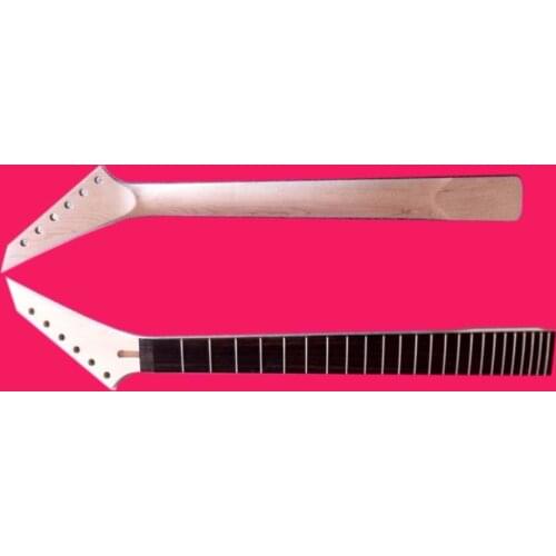 Electric guitar neck with ebony fingerboard