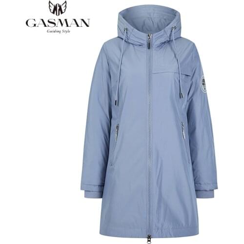 Женские синие куртки GASMAN China At AliExpress