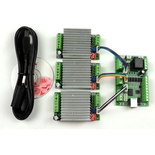 GRBL LASER CNC control board, DIY laser engraving machine+ + 3pcs TB6600 1 Axis 4.5A Stepper Motor Driver board