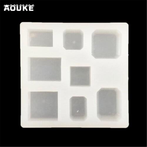 DIY Tools about Glue ornament mould Gem Crystal Pendant decorations Silicone Pastry Mould Jello Pudding Chocolate Mold