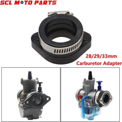 ALconstar-Carburetor Adapter Inlet Intake Pipe For PWK 21/24/26/28/30/32/34mm PE26/28/30mm TM28/32/34 Motorcycle Carburedor