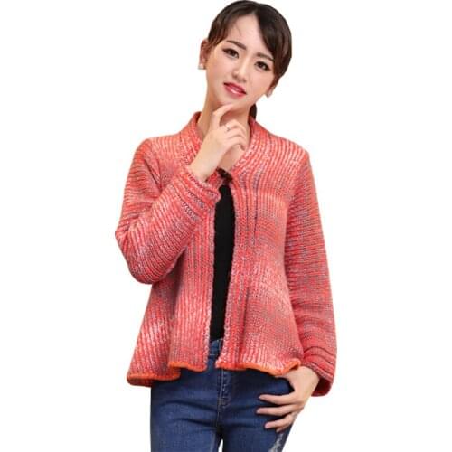 Cardigan Jacket 2021 Autumn New Casual Sweater Women long-sleeved Sweaters Coat Loose Shawl Jumper Clothing Vestidos MMY477