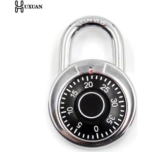 Rotary Padlock Digit Combination Code Lock Safe Round Dial Number Luggage Suitcase Security Bicycle Suitcase Drawer Cabinet