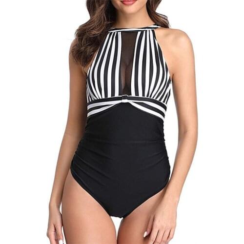 Mahatu White One-piece Swimwear