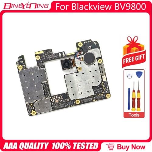 Mainboard For Blackview BV9800 BV9800 Pro Smartphone USB Charging Dock Flex Cable Motherboard With Vibrator Repair Replaceme