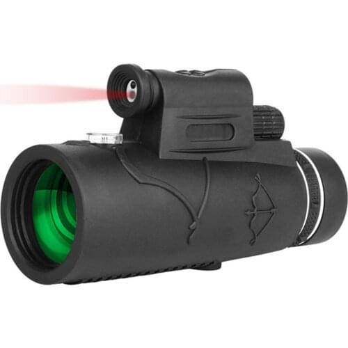 12X40 High Definition Monocular BAK4 Prism Night Vision Monocular Telescope with Smartphone Holder and Tripod for Wildlife