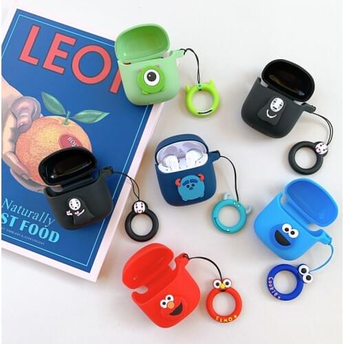 DIY Cute Soft Cover for JBL TUNE 220 TWS Case Bluetooth Earphone Case for JBL T220 TWS Earphone Portable with Finger Ring