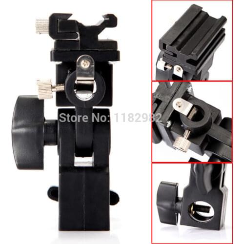 New Photo studio Swivel Umbrella Bracket Light Stand Mount Flash Adapter hot