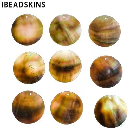 New arrival! 25mm 50pcs/lot shell coin-shape charms for Stud earring/earrings accessories/Earring parts