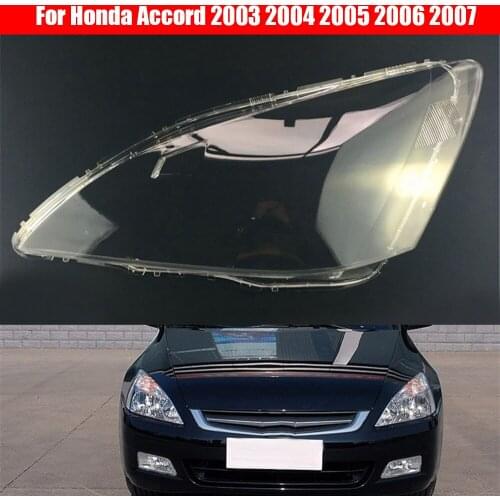 Car Headlamp Lens For Honda Accord 2003 2004 2005 2006 2007 Car Replacement Lens Auto Shell Cover