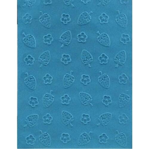 Strawberry flower pattern Plastic embossing folder for card making stationary paper crafts stencil cutting die background