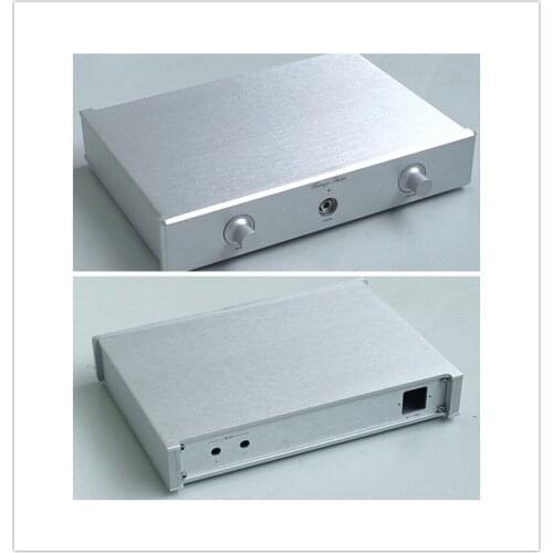Full aluminum DIY 3306 headphone amplifier chassis PSU enclosure HIFI preamplifier box 330*61.5*228mm