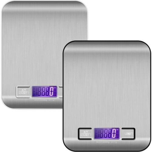 Portable Electronic Digital Kitchen Scale With Timer High Precision LED Display Household Weight Balance Measuring Tools