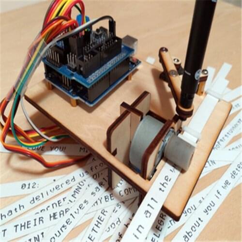 Writing Robot with Stepper Motor Open Source Telegraph Maker DIY Robotic Arm Programming STEM Toy