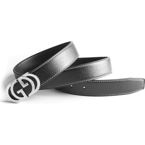 Luxury Vintage Designer Double G Belts Men High Quality Women Genuine Real Leather Dress Strap H Belt for Jeans GG Buckle