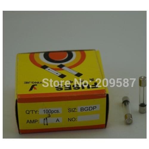 100pcs Fast Blow Glass Fuse 6x30 6x30mm 6mm x 30mm 250V 0.25A 0.5A 1A 2A 3A 5A 6A 7A 8A 10A 15A 20A High quality Fuse