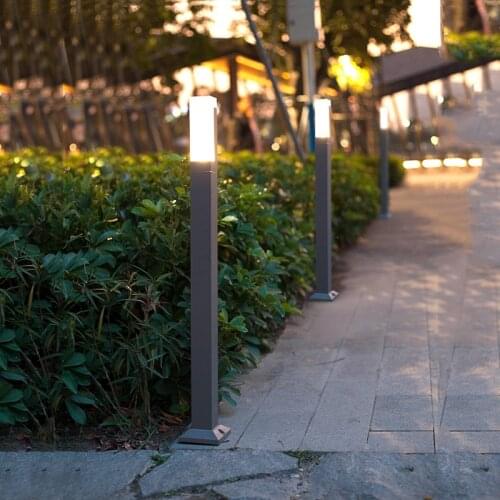 10W LED Garden Lawn Lamp Simple Modern Aluminum Outdoor Waterproof Aisle Courtyard Villa Landscape Pillar lawn Lamp AC85-265V