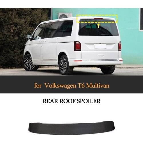 Carbon Fiber Rear Trunk Roof Spoiler Wing for Volkswagen VW Multivan 2015 - 2020 Car Rear Roof Wing Spoiler Boot Lip