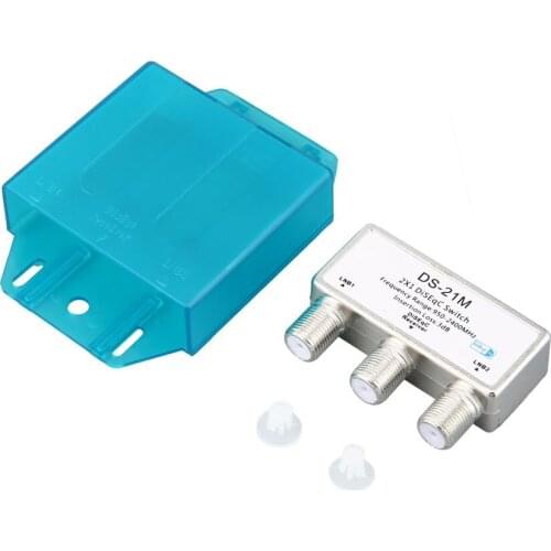 Water Proof DiSEqC Switch 2 in 1 rainproof two-in-one switch X-21M compatible with more types of satellite receiver