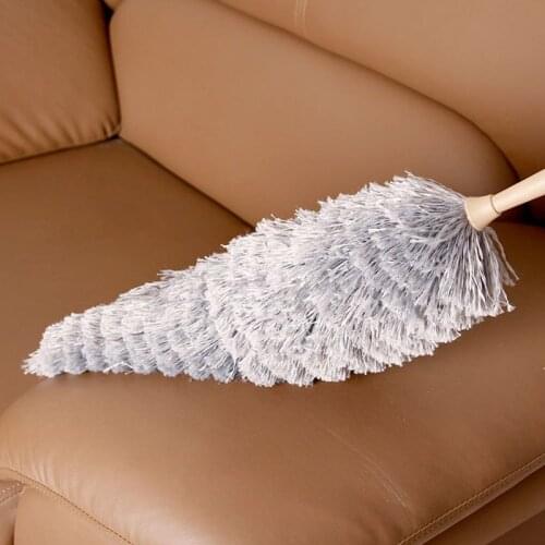 Extendable Microfiber Telescopic Handle Duster Dust Cleaner Flexible Home Cleaning Brush NW
